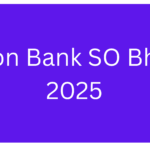 Union Bank SO Bharti 2025