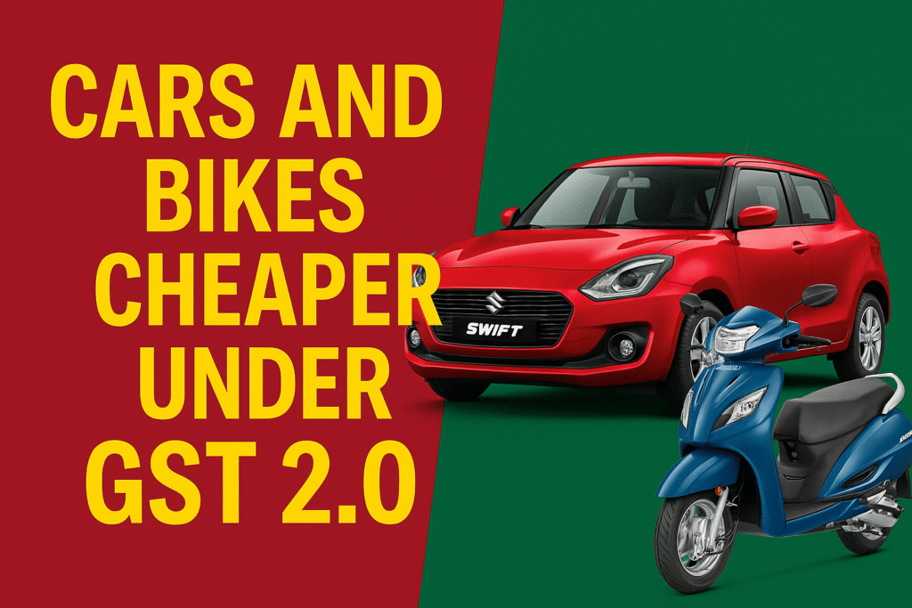 GST 2.0 से कार और बाइक होंगी सस्ती